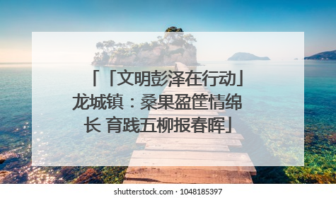 「文明彭泽在行动」龙城镇：桑果盈筐情绵长 育践五柳报春晖