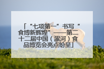 “七项第一”书写“食博新辉煌”——第二十二届中国（漯河）食品博览会亮点纷呈