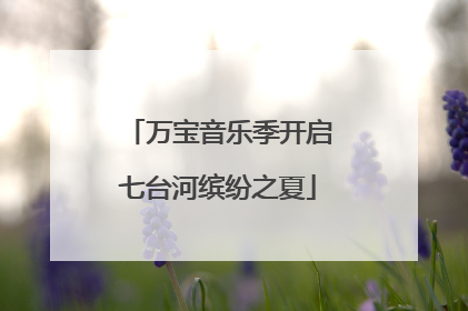 万宝音乐季开启七台河缤纷之夏