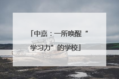 中嘉：一所唤醒“学习力”的学校