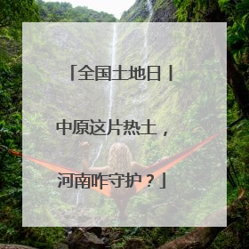 全国土地日丨中原这片热土，河南咋守护？