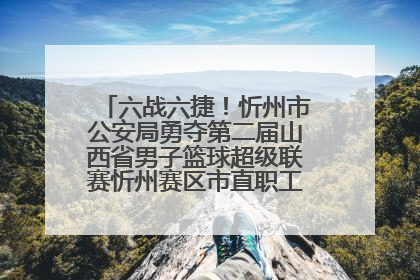 六战六捷！忻州市公安局勇夺第二届山西省男子篮球超级联赛忻州赛区市直职工组比赛冠军