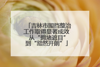 吉林市围挡整治工作取得显著成效 从“拥堵遮目”到“豁然开朗”