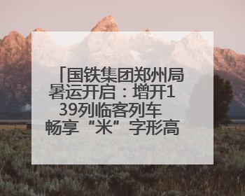 国铁集团郑州局暑运开启：增开139列临客列车 畅享“米”字形高铁出行圈