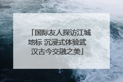 国际友人探访江城地标 沉浸式体验武汉古今交融之美
