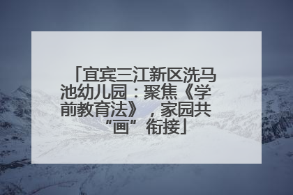 宜宾三江新区洗马池幼儿园：聚焦《学前教育法》，家园共“画”衔接