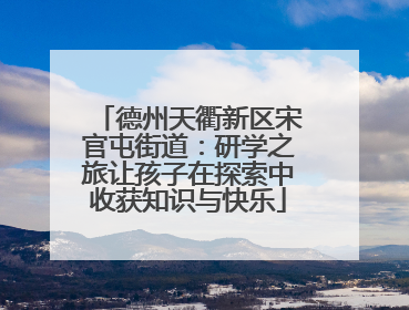 德州天衢新区宋官屯街道：研学之旅让孩子在探索中收获知识与快乐