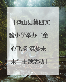 微山县第四实验小学举办“童心飞扬 筑梦未来”主题活动
