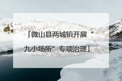 微山县两城镇开展“九小场所”专项治理