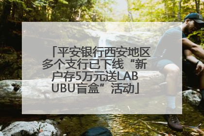 平安银行西安地区多个支行已下线“新户存5万元送LABUBU盲盒”活动
