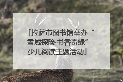 拉萨市图书馆举办“雪域探险·书香奇缘”少儿阅读主题活动