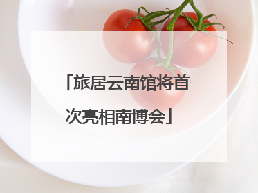 旅居云南馆将首次亮相南博会