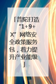 普陀打造“1+9+X”网络安全政策服务包，着力提升产业能级