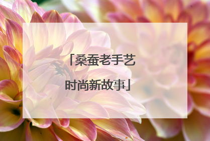 桑蚕老手艺 时尚新故事
