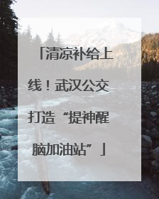 清凉补给上线！武汉公交打造“提神醒脑加油站”