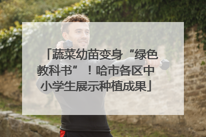 蔬菜幼苗变身“绿色教科书”！哈市各区中小学生展示种植成果