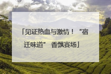 见证热血与激情！“宿迁味道” 香飘赛场