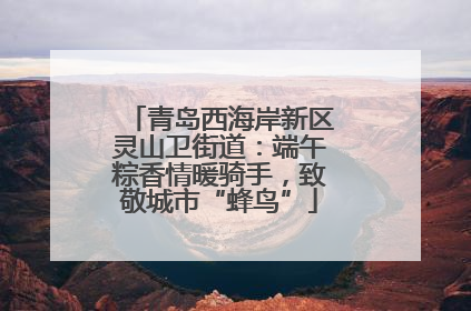 青岛西海岸新区灵山卫街道：端午粽香情暖骑手，致敬城市“蜂鸟”