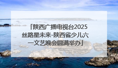 陕西广播电视台2025丝路星未来-陕西省少儿六一文艺晚会圆满举办
