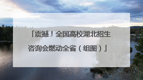 震撼！全国高校湖北招生咨询会燃动全省（组图）