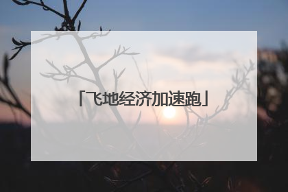 飞地经济加速跑